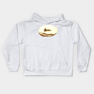 snake cinnamon roll Kids Hoodie